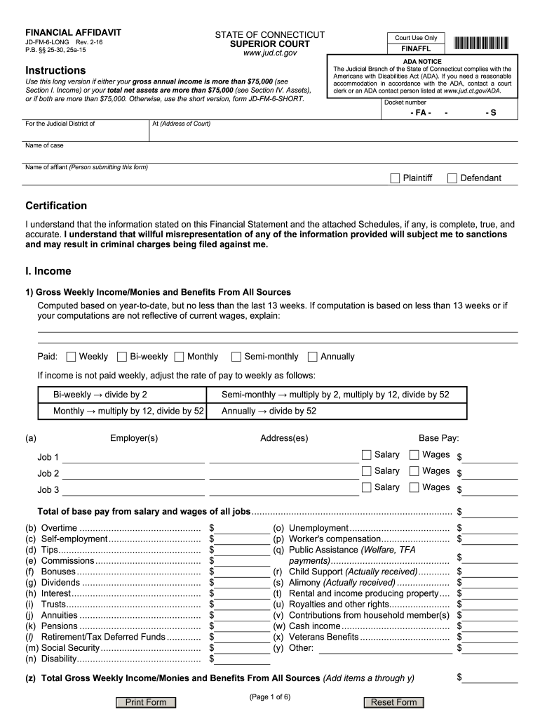 Get and Sign Jd Fm 6 Long Fillable 2016-2022 Form