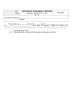 Tennessee Code Annotated Tca Section 30 4 101 Et Seq Form