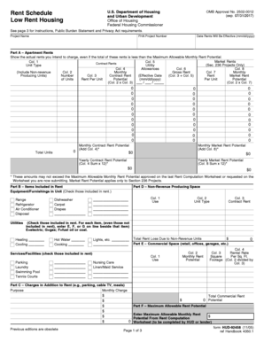 Fillable Hud Form 92458