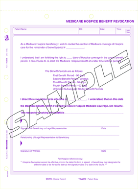 Hospice Revocation Form PDF