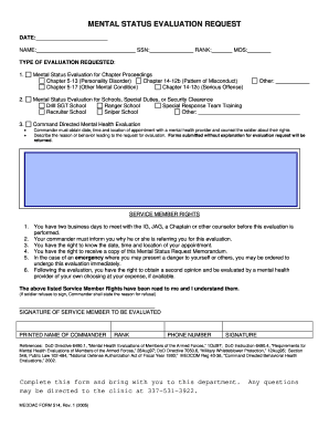 Meddac Form 514