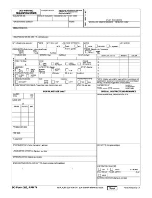 Dd Form 282