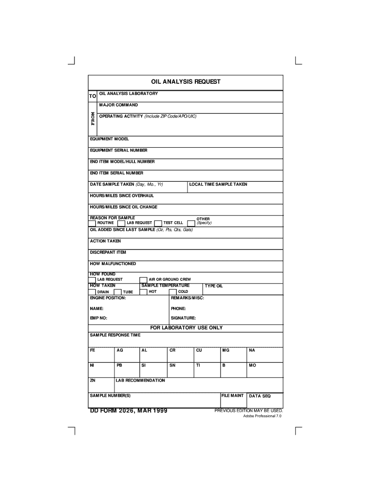  Dd Form 2026 1999-2024