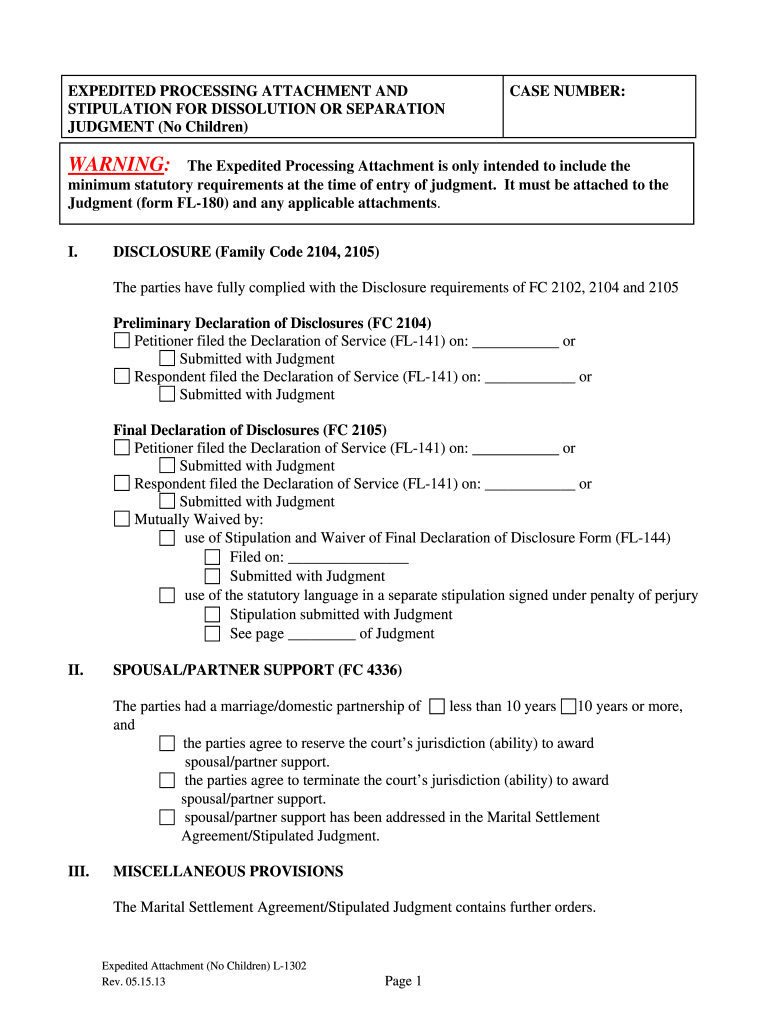 L 1302  Form