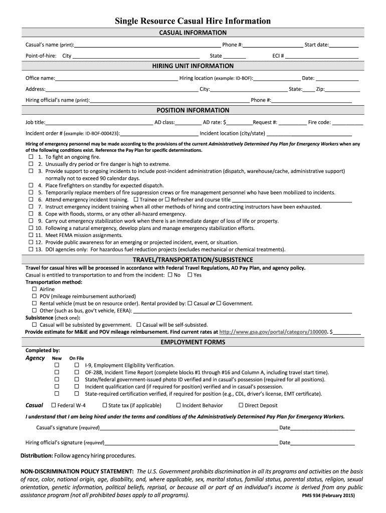  Pms 934 Form 2015-2024