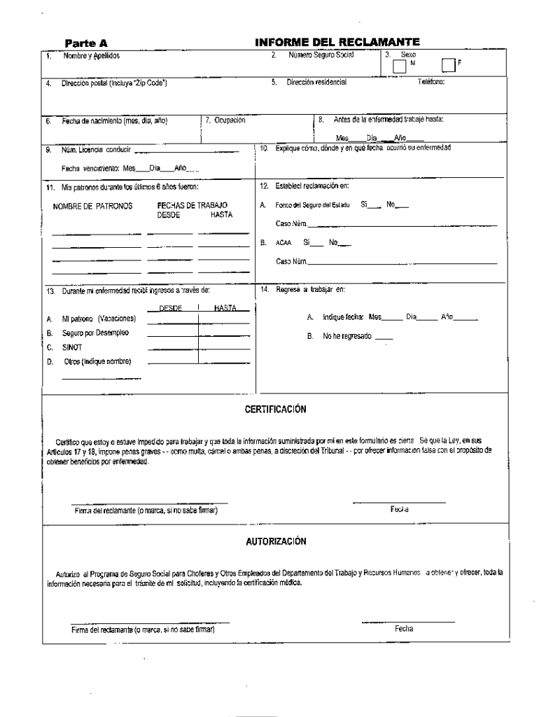 Choferil  Form