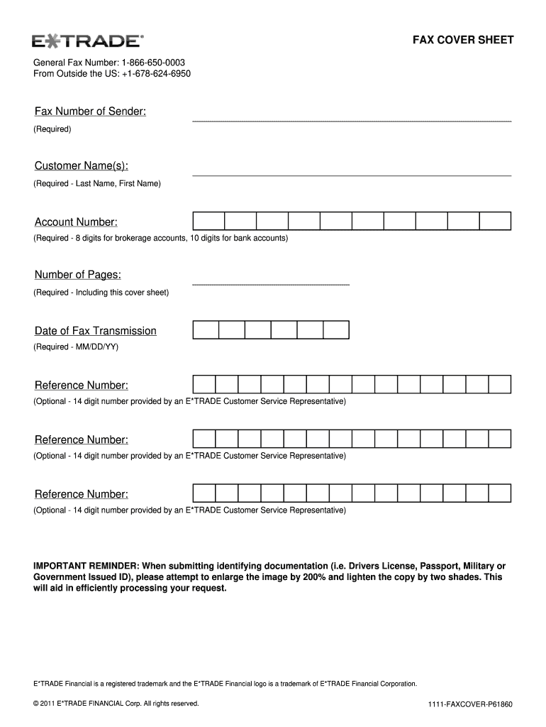 Print a Fax Cover Sheet  Form