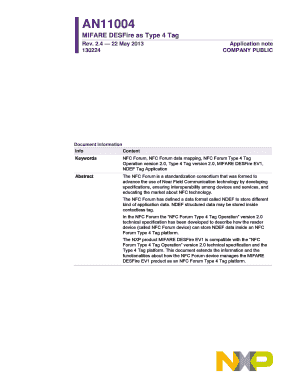 Nxp Form Sample