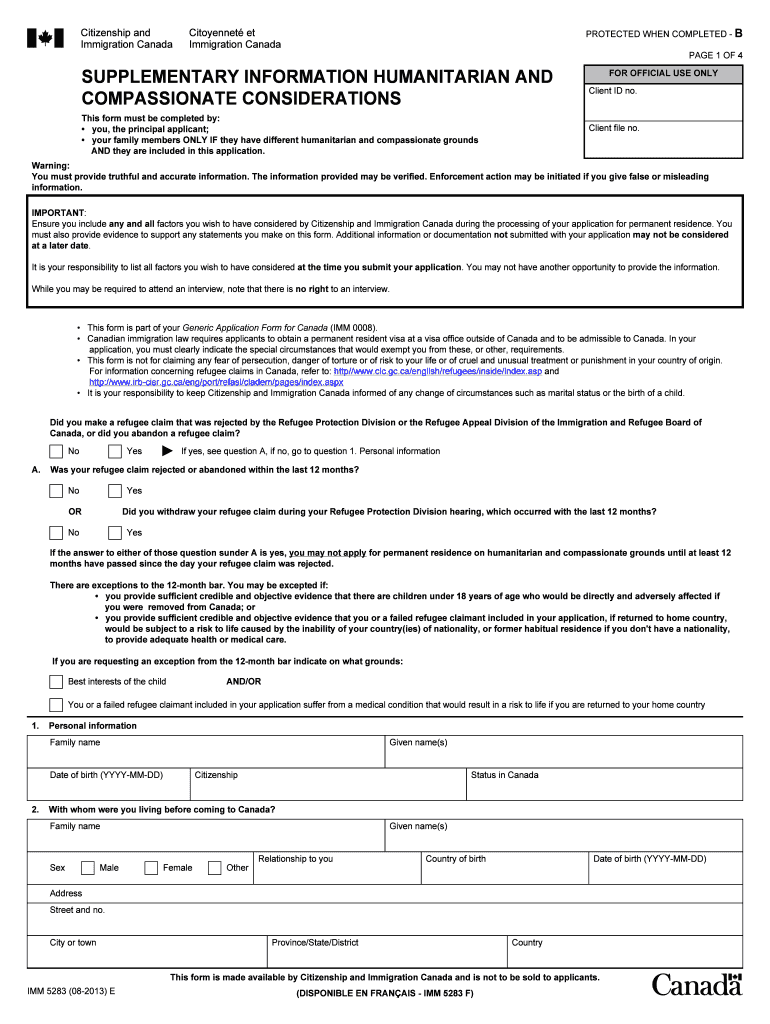  Imm008 Representative Form 2012