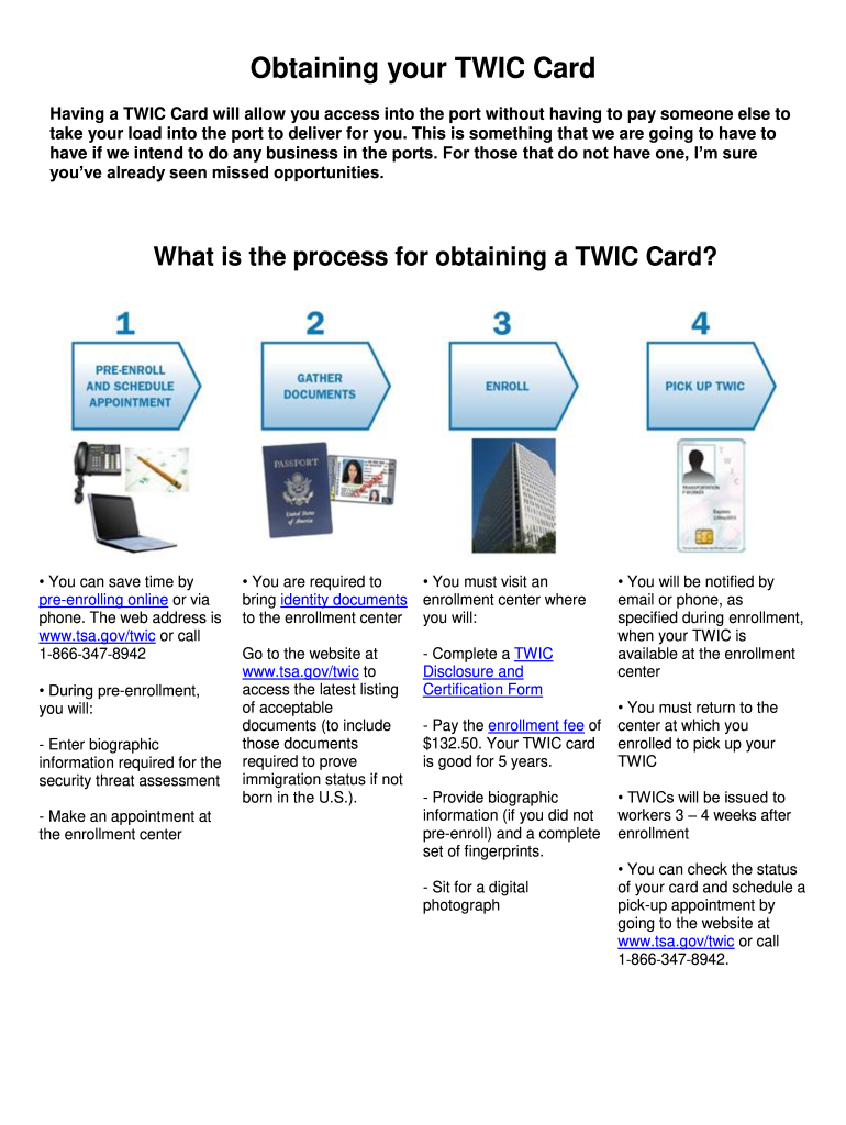Twic Card Application  Form