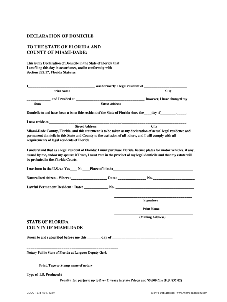 Miamidade  Form