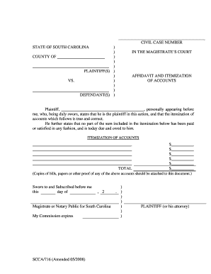 Scca 716  Form