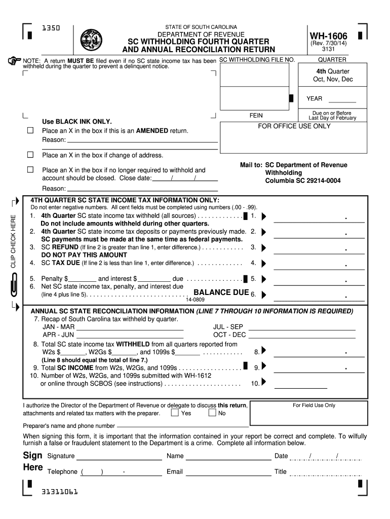  Wh 1606 Form 2019