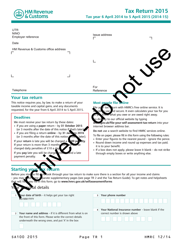 Sa100  Form