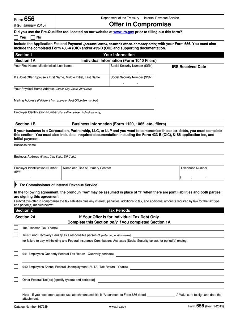 Get and Sign 656 Form 2015