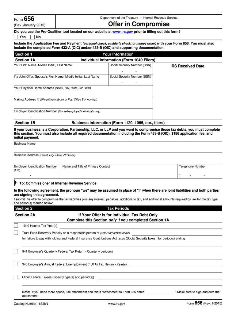  656 Form 2015