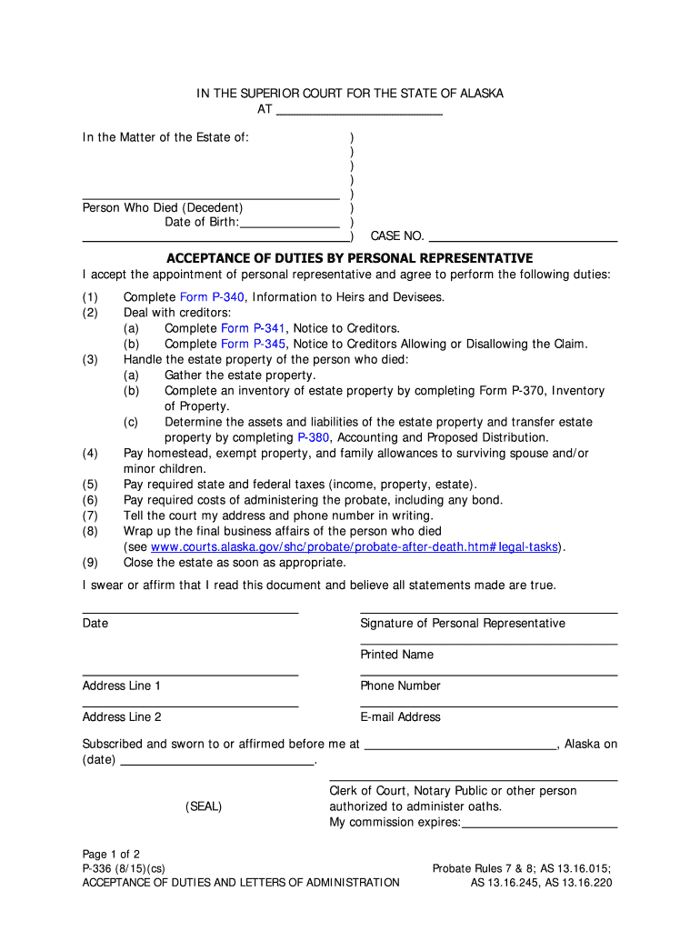 P 336  Form