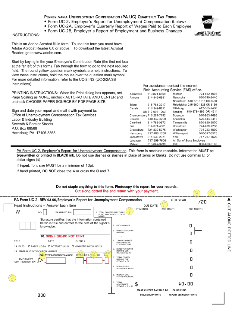  Pa Uc2 Form 2006