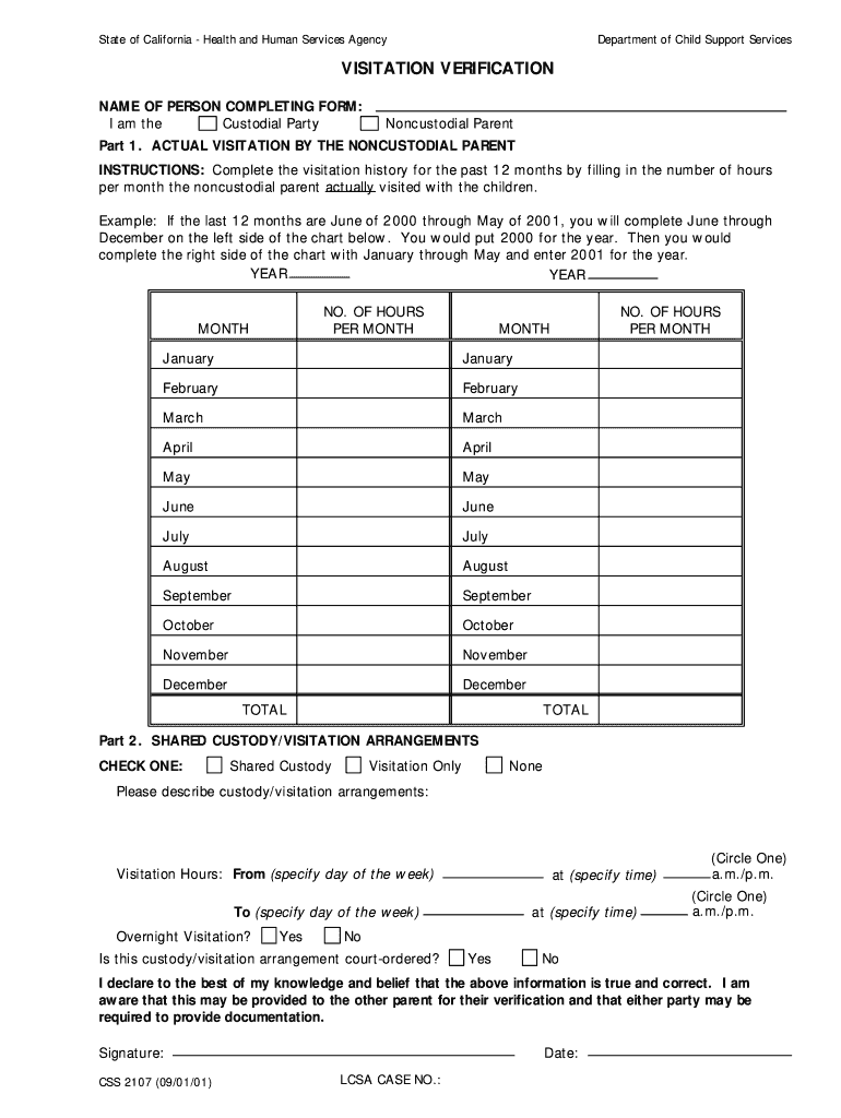  Visitation Verification 2001-2024