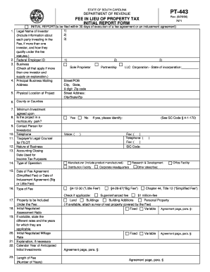 State of South Carolina Forms