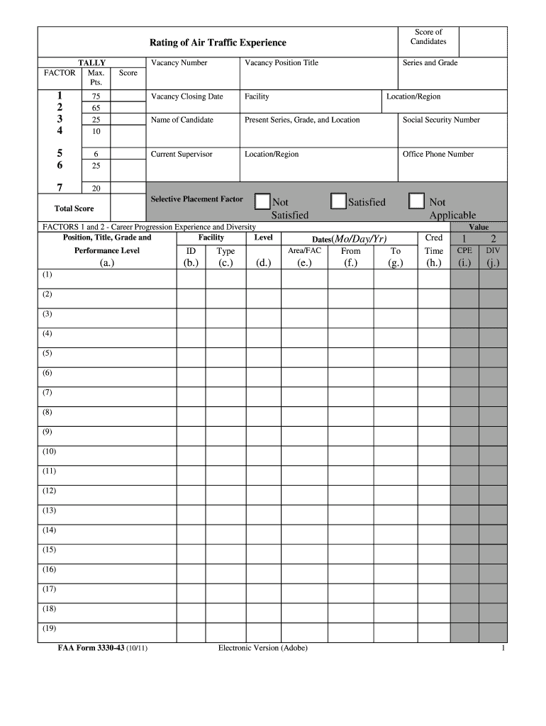 Faa Form 3330 43