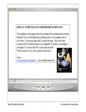 DigitalStorytellingStoryBoard DOC  Form