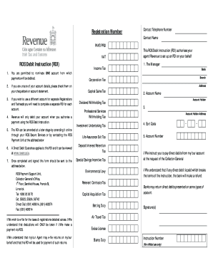 Rdi Form PDF