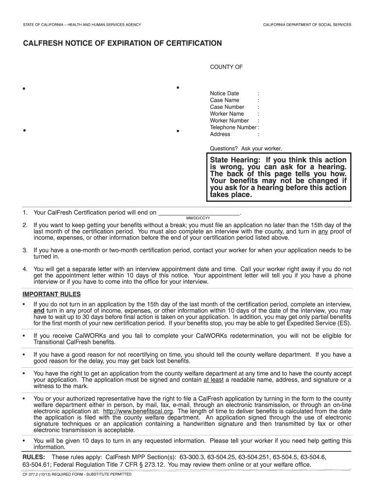  Calfresh Notice 2013-2024