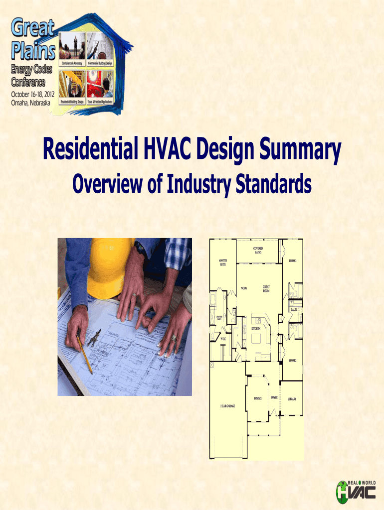 Hvac Design Form