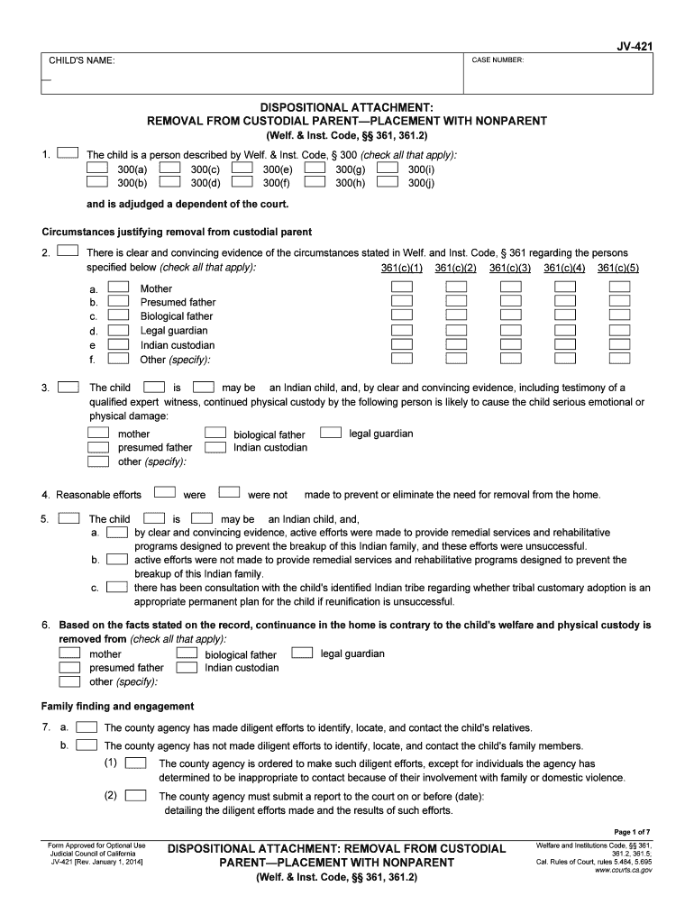  Jv421  Form 2014