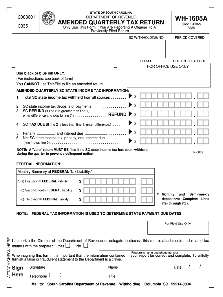  Wh 1605a Form 2002