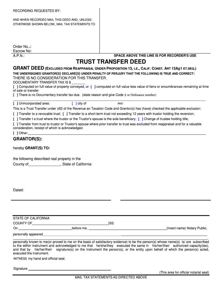 ca assignment of deed of trust form