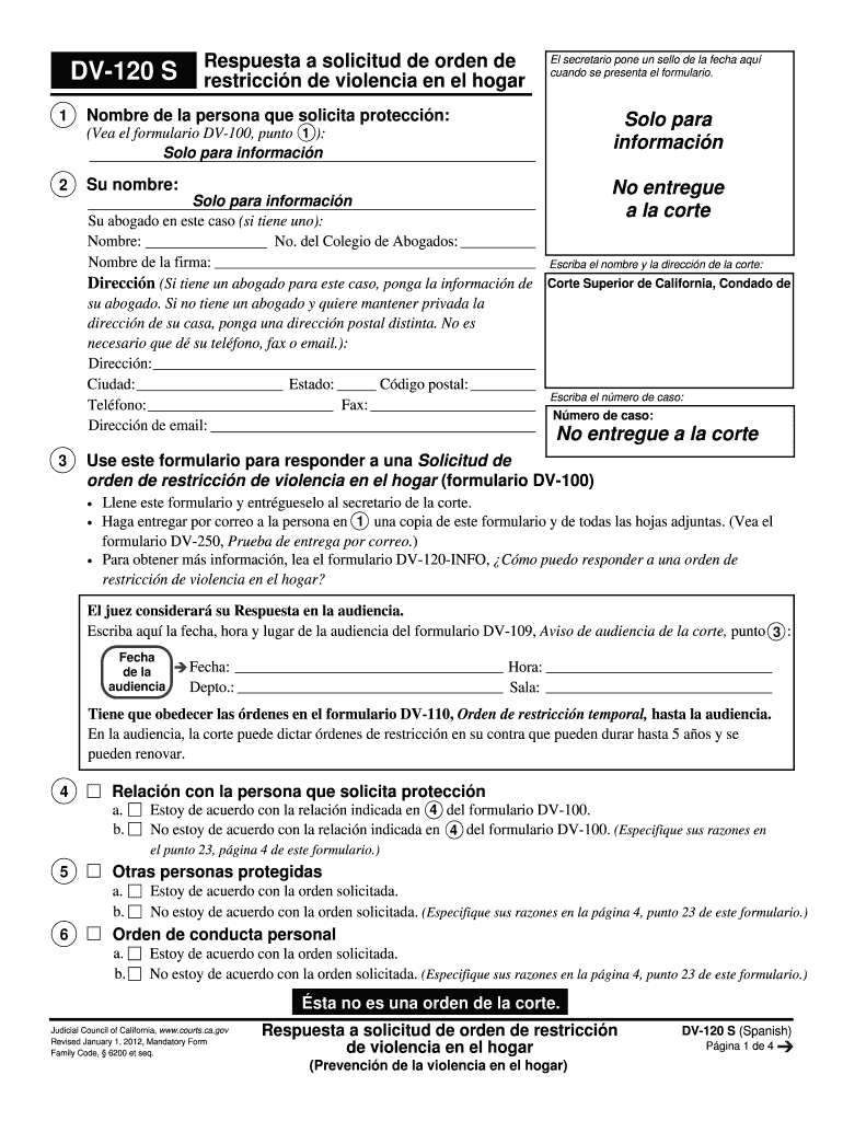  Images of Form 120 Ca 2012