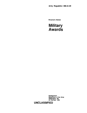 Army Aam Award Template  Form