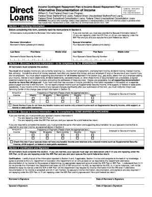 Loan Consolidation Adoi Form