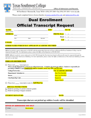  Tsc Transcript 2013