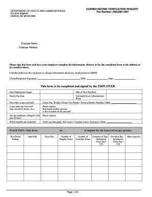 Nebraska Dhhs Form