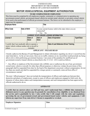 Blm Form 1112 11