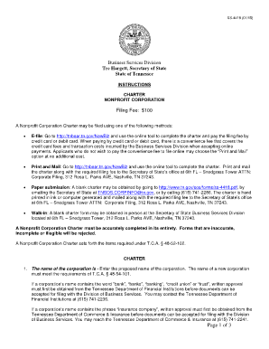 Nonprofit SS 4418  Form