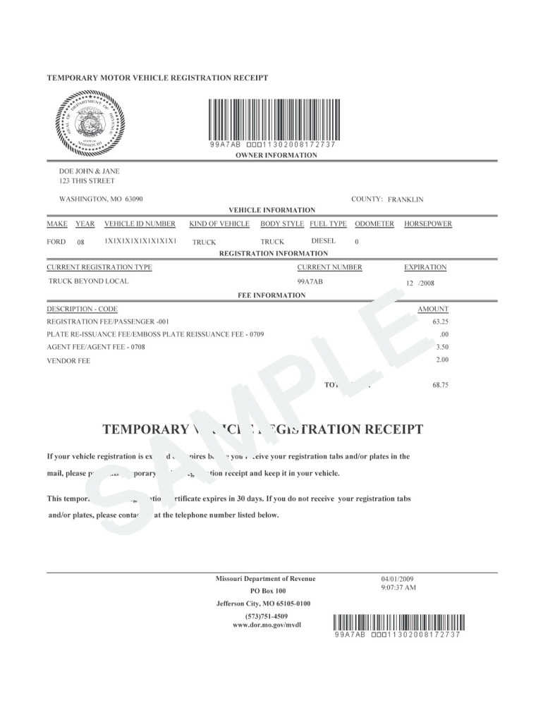 What Does Registration Look Like  Form