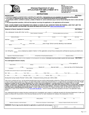  Arkansas Work Permit 2015