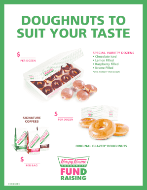 DOUGHNUTS to SUIT YOUR TASTE  Form