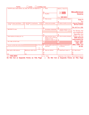 Form 1099 Misc Fillable Form
