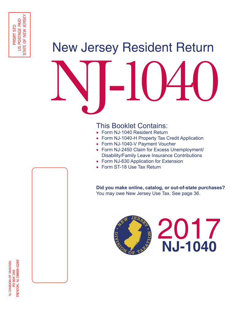 Nj 1040 Fillable Form