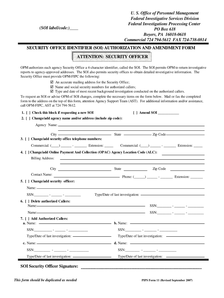  Pips Form 11 2007