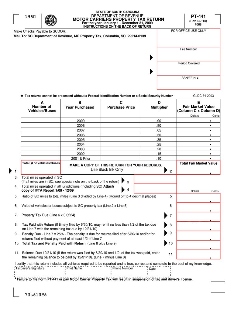  Pt 441 Form 2018