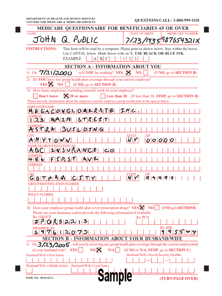 Medicare Secondary Payer Development Form