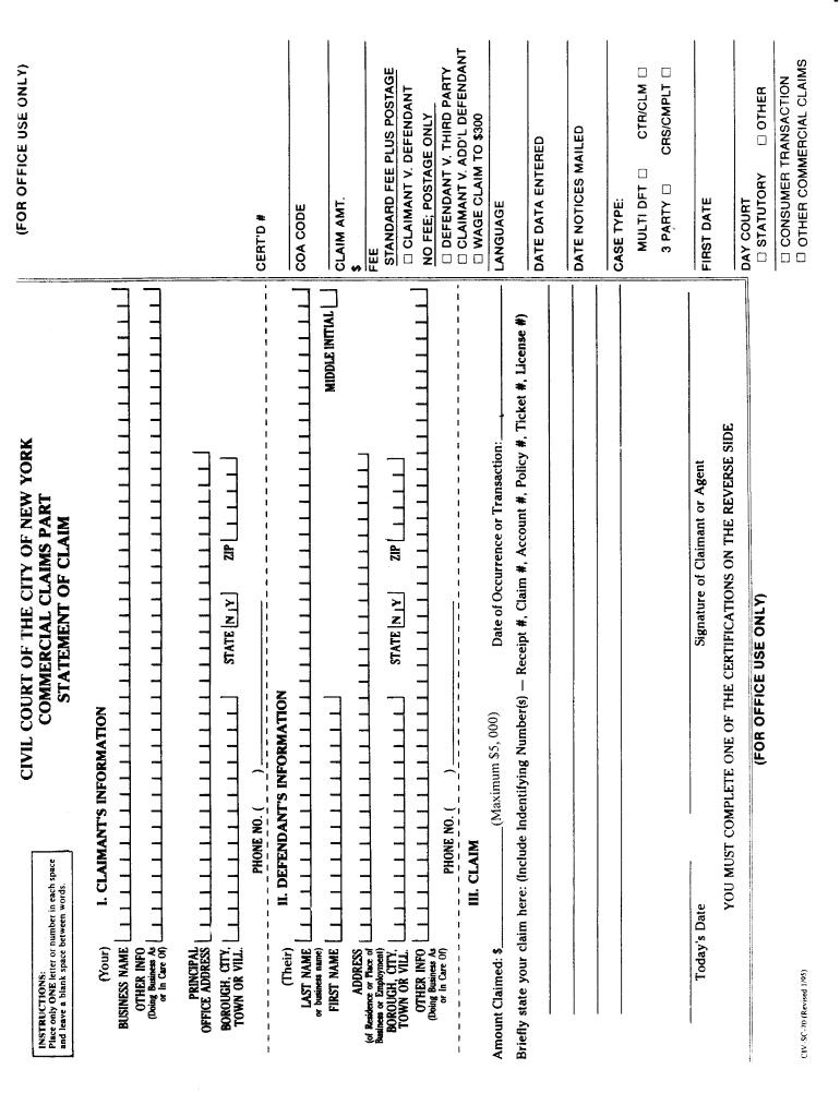 Civ Sc 70  Form