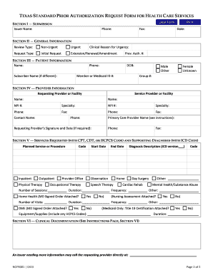 Tdi Texas  Form