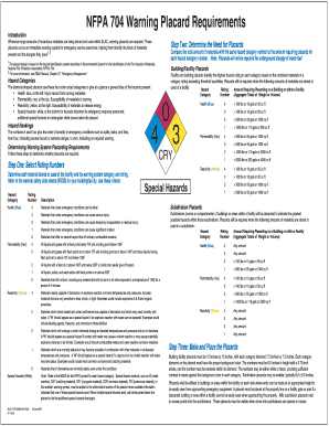 Nfpa Diamond Template  Form